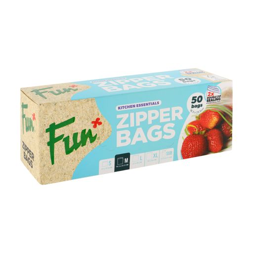 FUN ZIPPER BAGS 18.3X23.5CM | Safari Online - Shop Online from